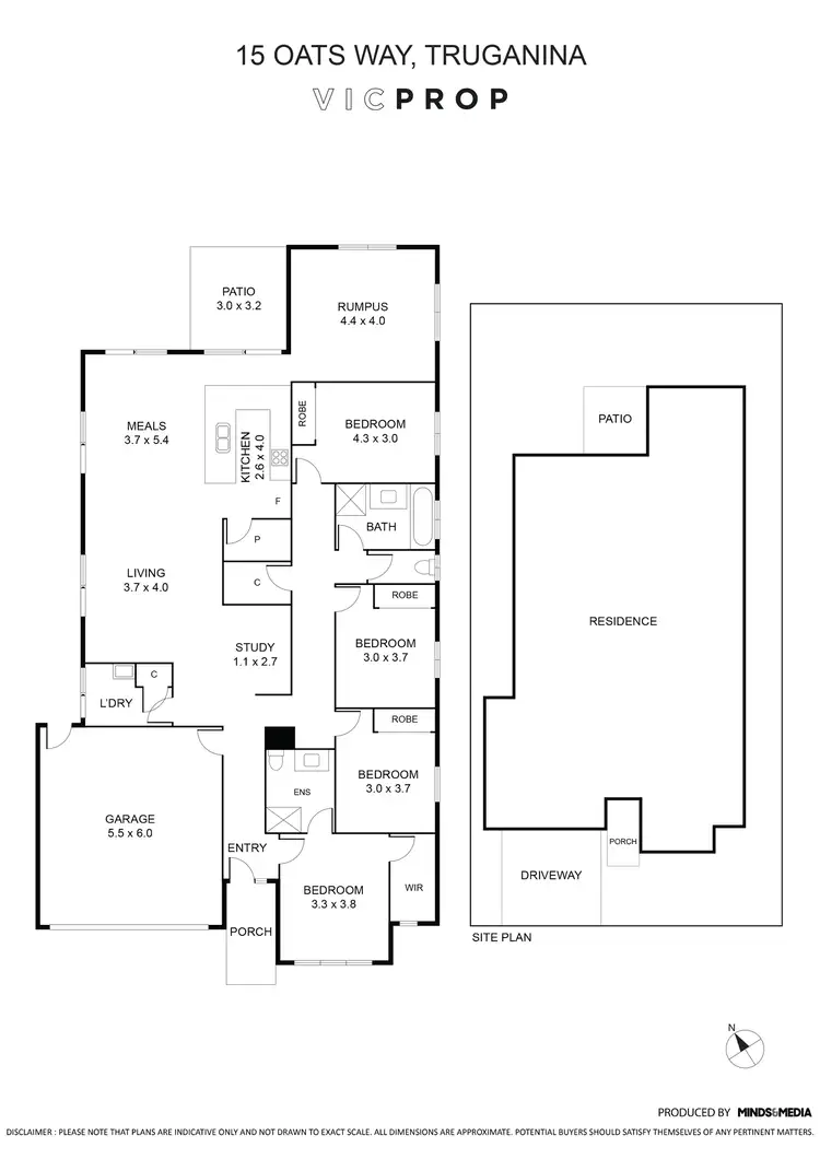 Floorplan of Homely house listing, 15 Oats Way, Truganina VIC 3029