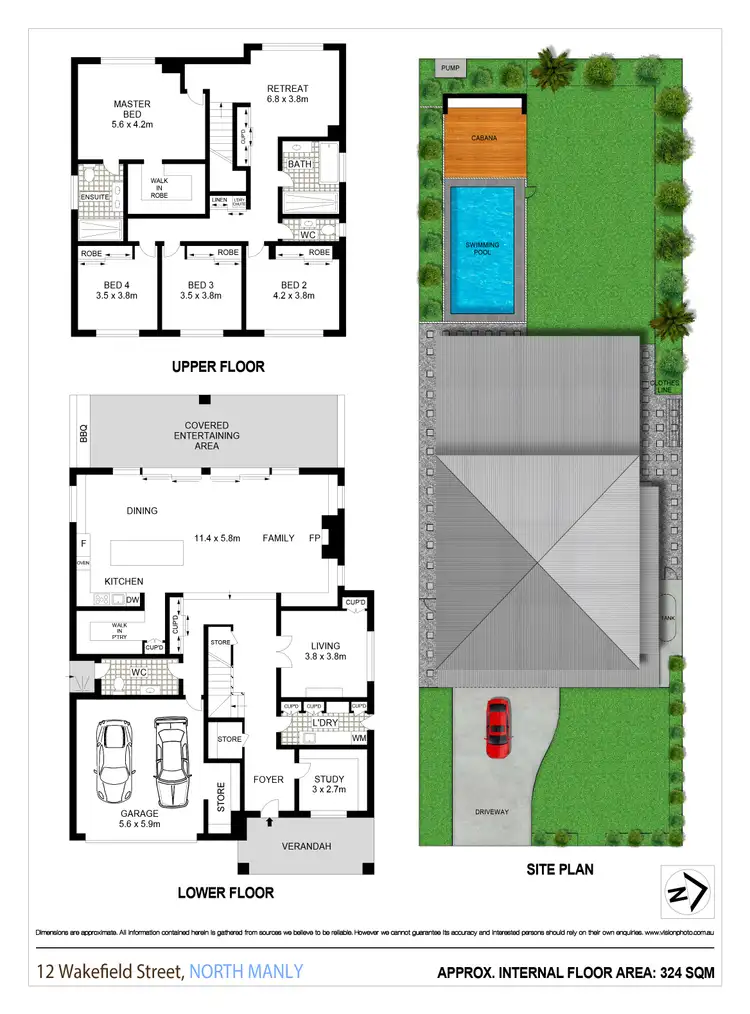 Floorplan of Homely house listing, 12 Wakefield Street, North Manly NSW 2100