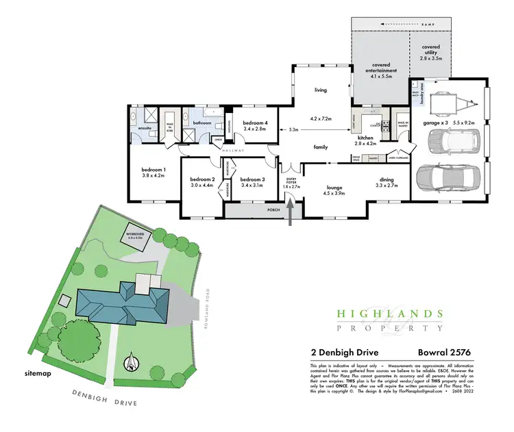 Floorplan of Homely house listing, 2 Denbigh Drive, Bowral NSW 2576