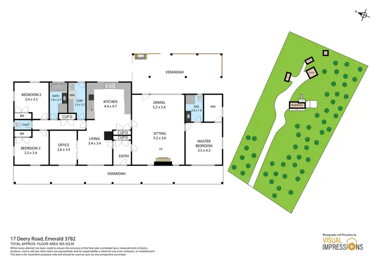 Floorplan of Homely house listing, 17 Deery Road, Emerald VIC 3782