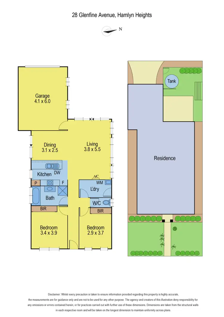 Floorplan of Homely house listing, 28 Glenfine Avenue, Hamlyn Heights VIC 3215