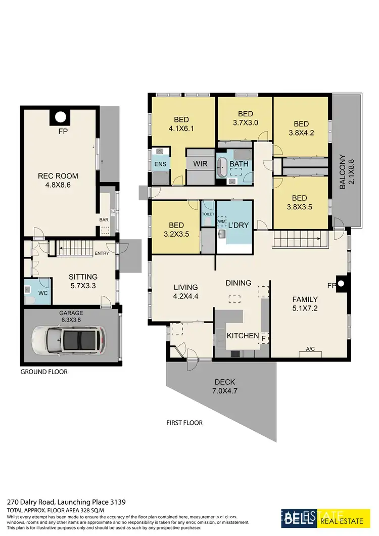 Floorplan of Homely house listing, 270 Dalry Road, Launching Place VIC 3139