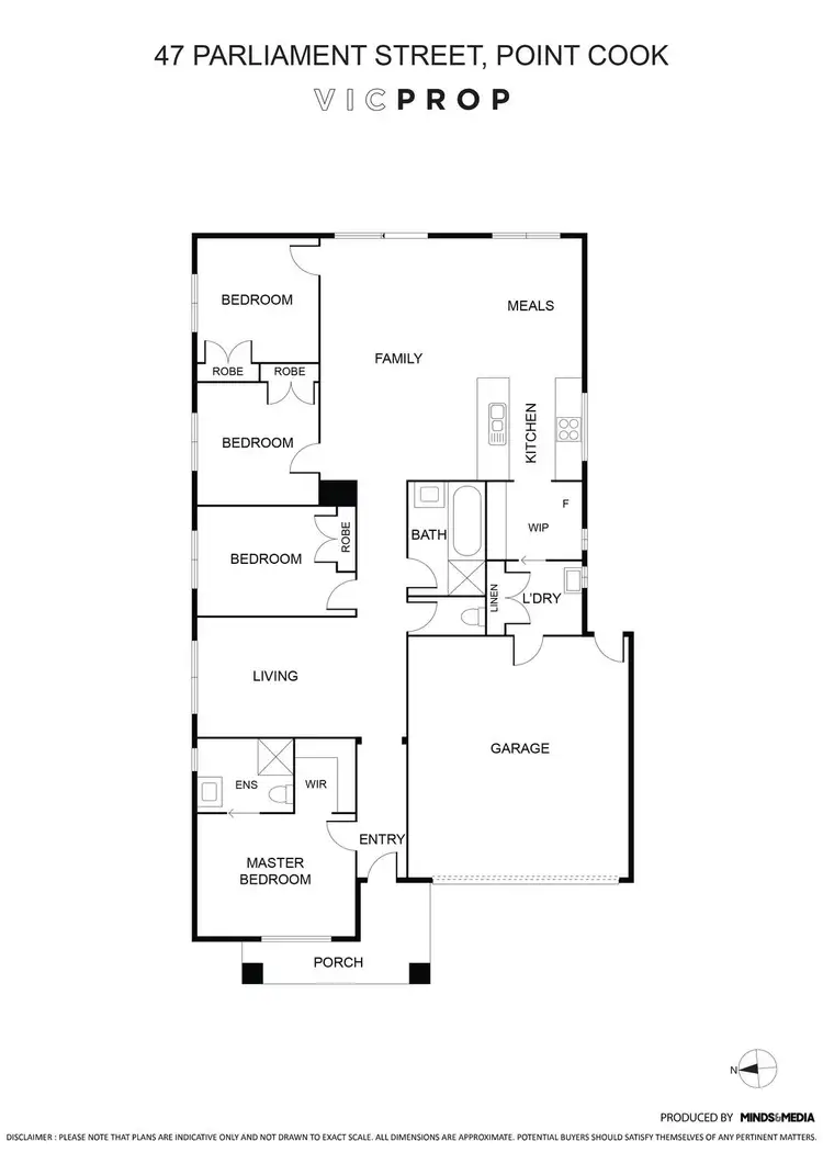 Floorplan of Homely house listing, 47 Parliament Street, Point Cook VIC 3030