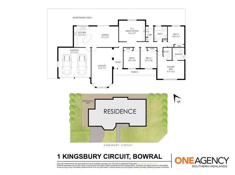 Floorplan of Homely house listing, 1 Kingsbury Circuit, Bowral NSW 2576