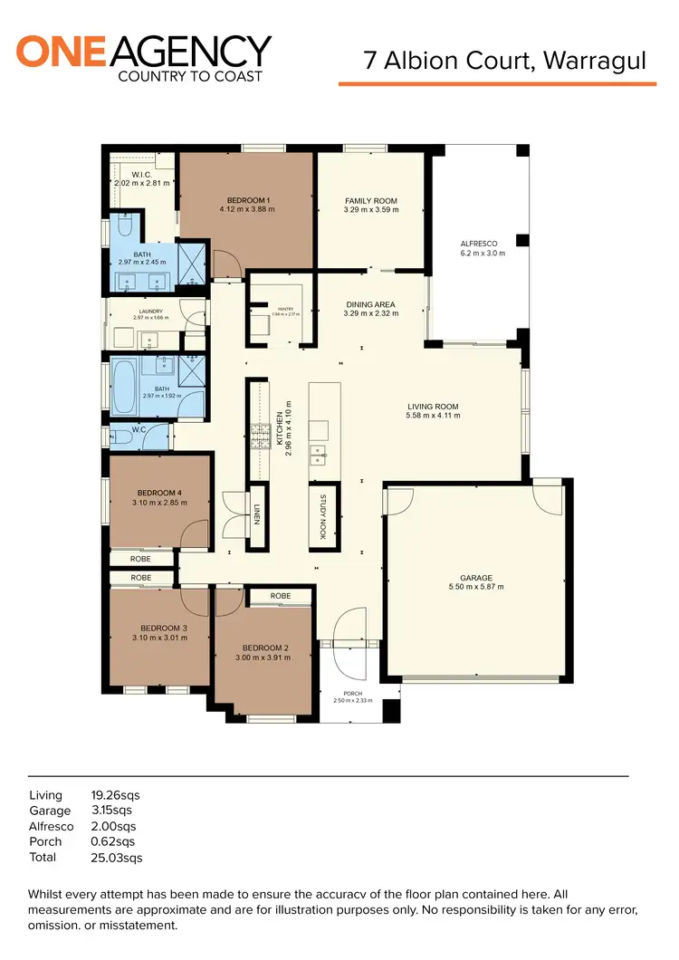 Floorplan of Homely house listing, 2 Albion Court, Warragul VIC 3820