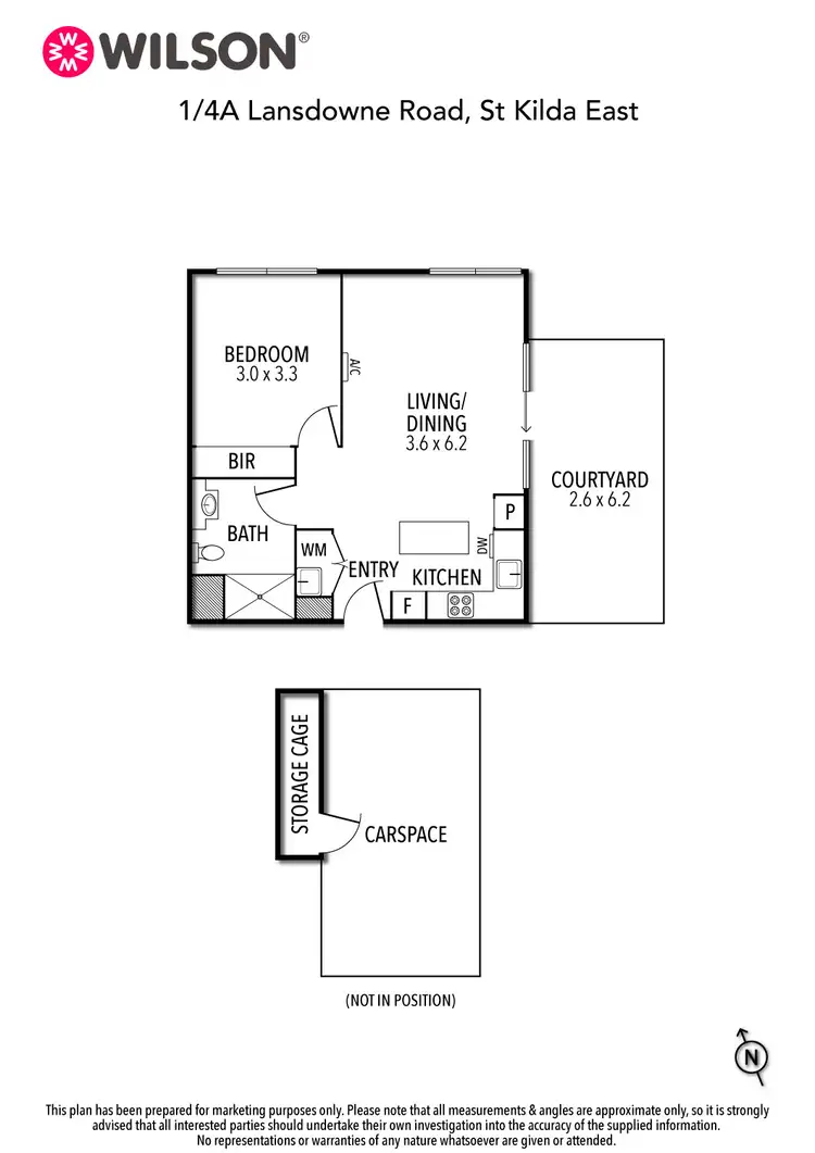 Floorplan of Homely apartment listing, 1/4A Lansdowne Road, St Kilda East VIC 3183