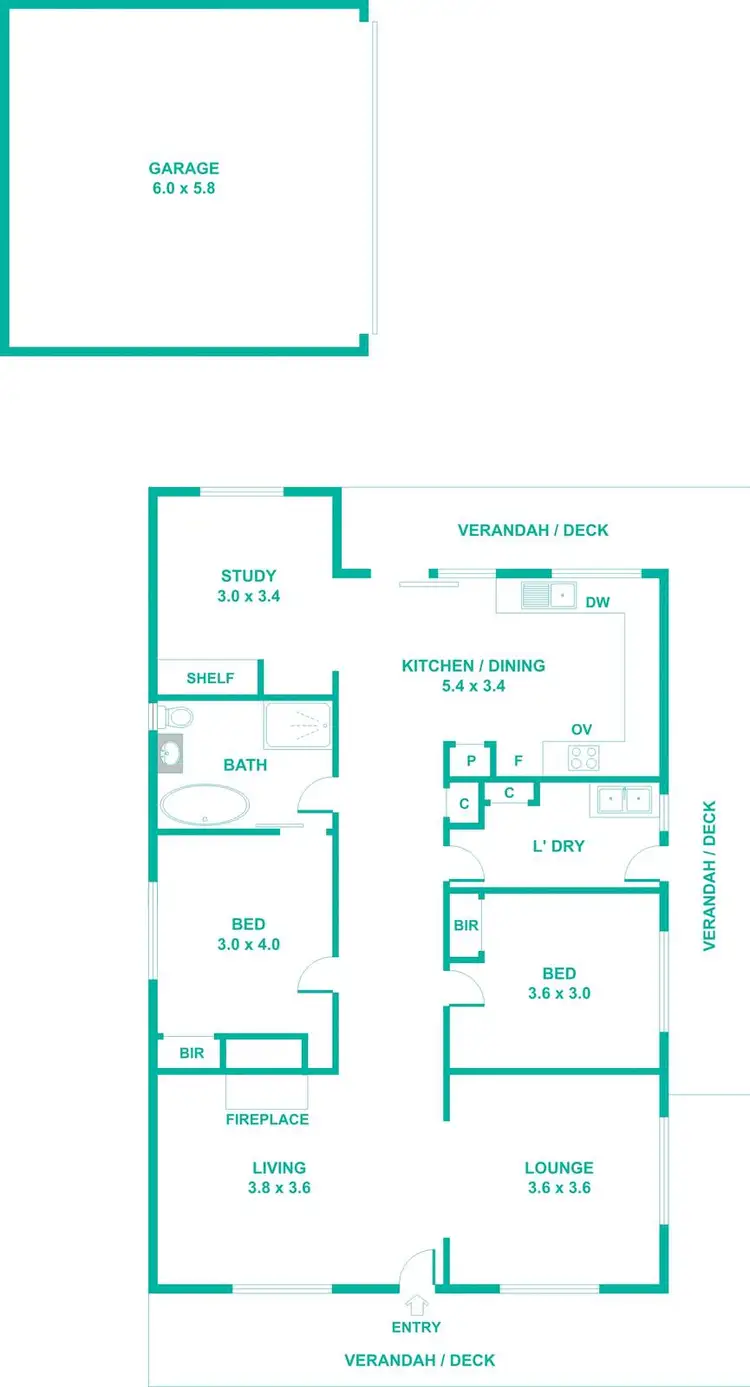 Floorplan of Homely house listing, 19 Normanby Street, Cranbourne VIC 3977
