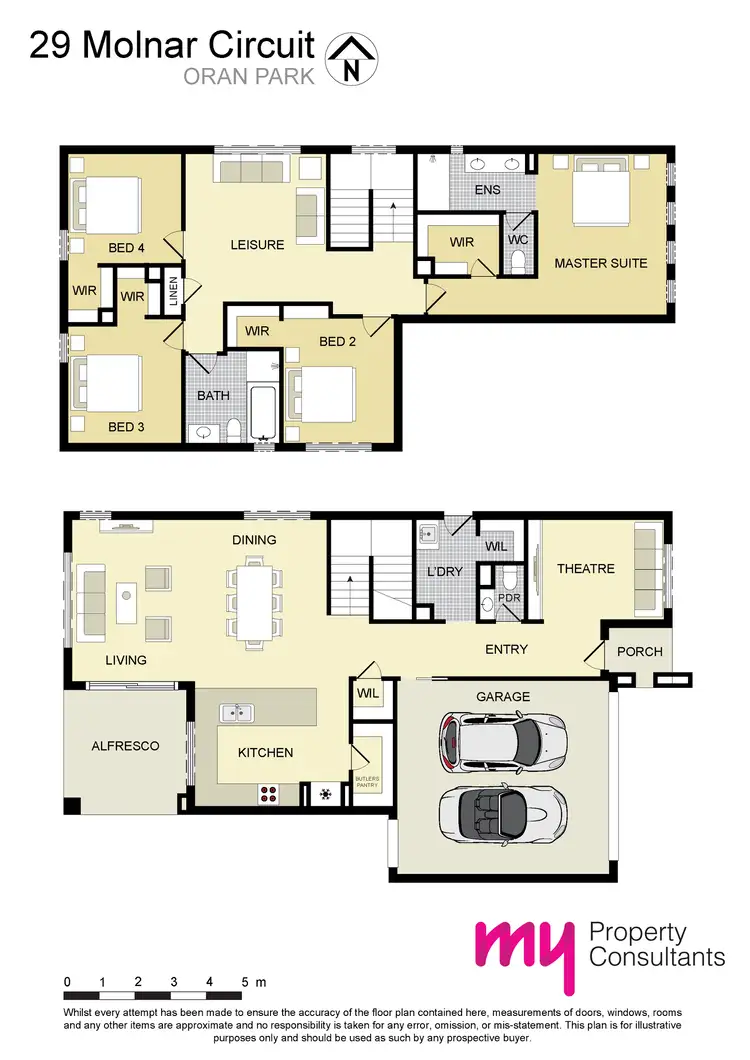 Floorplan of Homely house listing, 29 Molnar Circuit, Oran Park NSW 2570