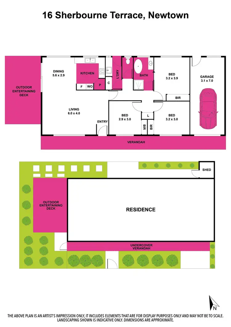Floorplan of Homely house listing, 16 Sherbourne Terrace, Newtown VIC 3220