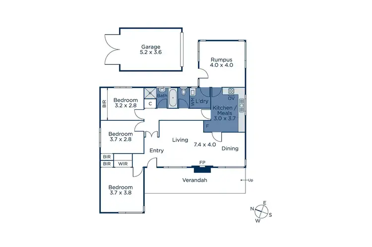 Floorplan of Homely house listing, 29 Crest Grove, Nunawading VIC 3131