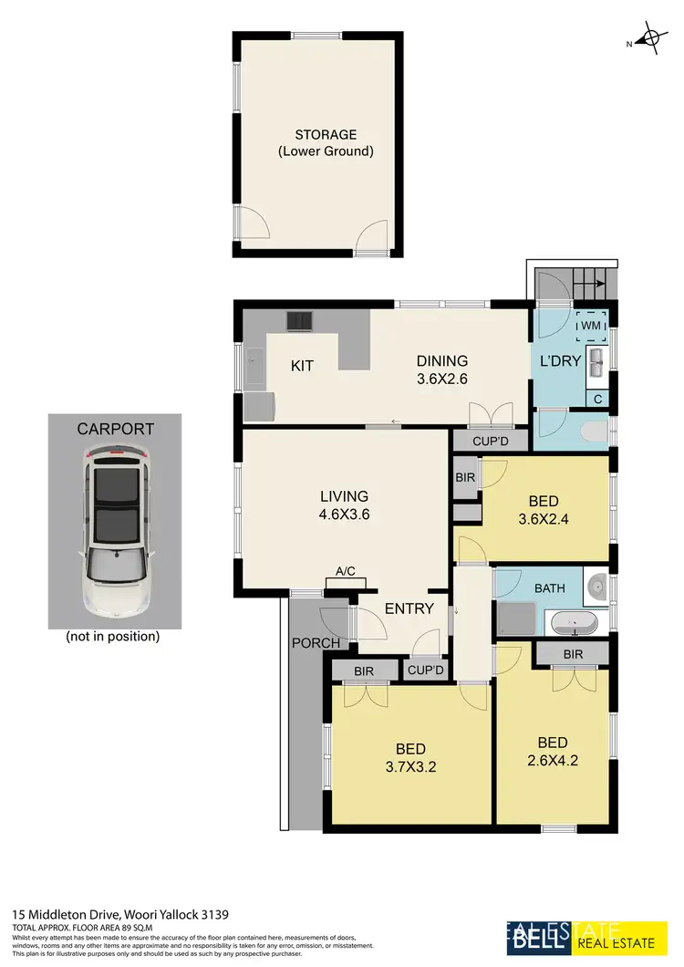 Floorplan of Homely house listing, 801/10 Middleton Drive, Woori Yallock VIC 3139