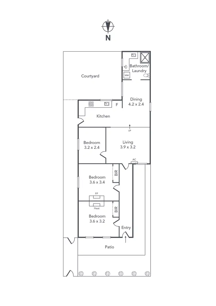 Floorplan of Homely house listing, 10 Pridham Street, Prahran VIC 3181