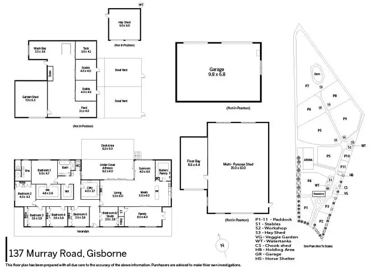 Floorplan of Homely house listing, 137 Murray Road, Gisborne VIC 3437