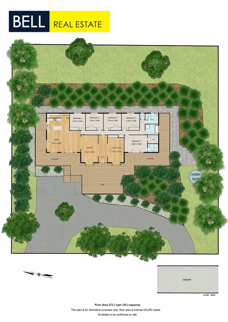 Floorplan of Homely house listing, 7 Cedar Grove, Selby VIC 3159