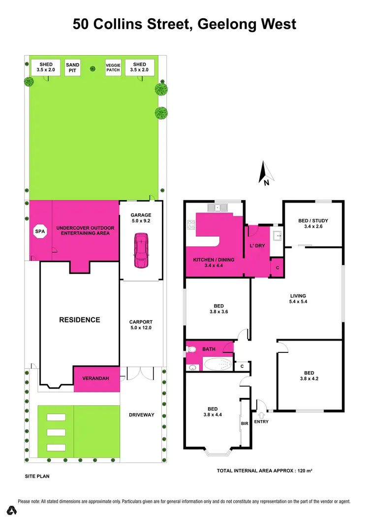 Floorplan of Homely house listing, 50 Collins Street, Geelong West VIC 3218