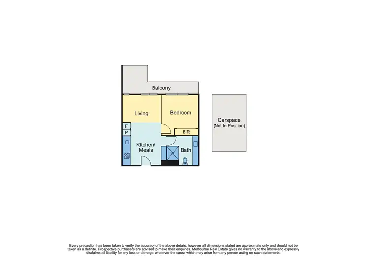 Floorplan of Homely apartment listing, 813/31 Grattan Street, Prahran VIC 3181
