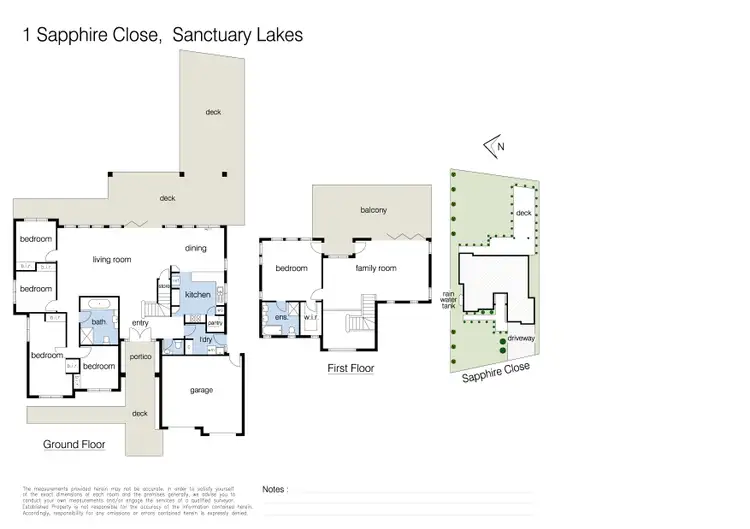 Floorplan of Homely house listing, 1 Sapphire Close, Sanctuary Lakes VIC 3030