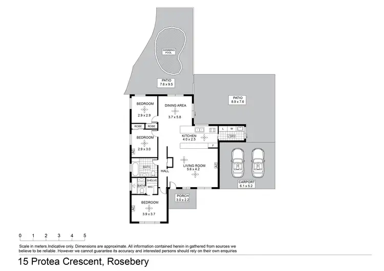Floorplan of Homely house listing, 15 Protea Crescent, Rosebery NT 832