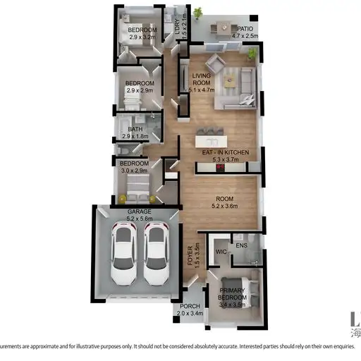 Floorplan of Homely house listing, 4 Tindale Boulevard, Werribee VIC 3030