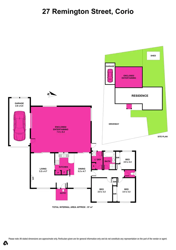 Floorplan of Homely house listing, 27 Remington Street, Corio VIC 3214