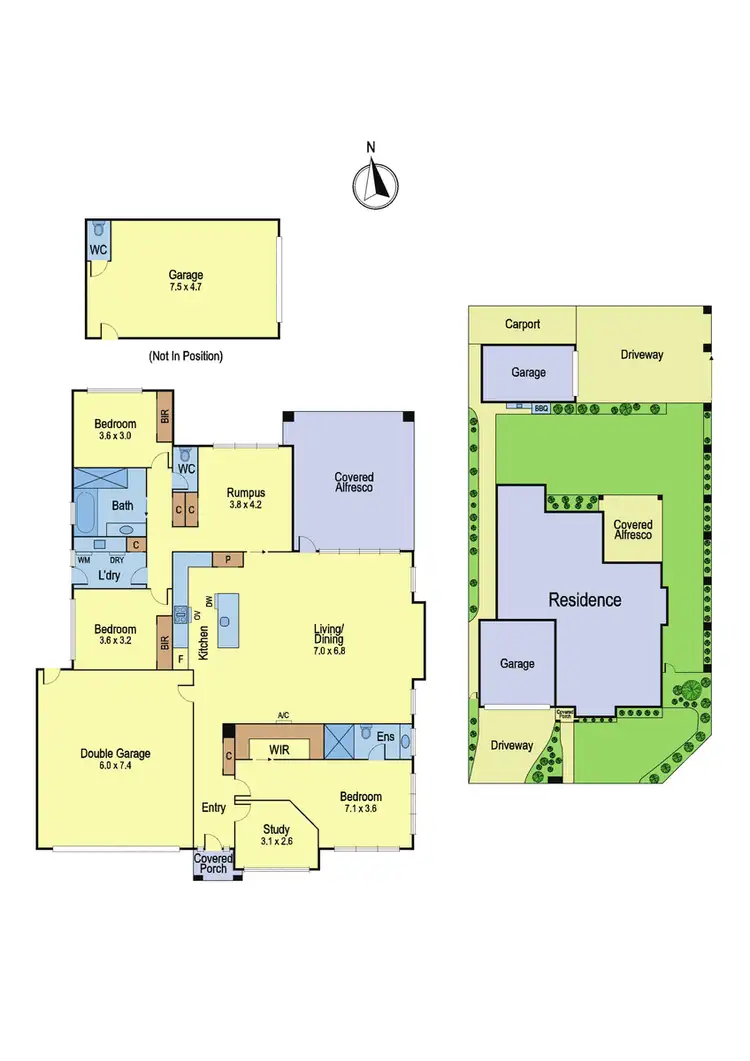 Floorplan of Homely house listing, 139/115 Braford Drive, Doreen VIC 3754