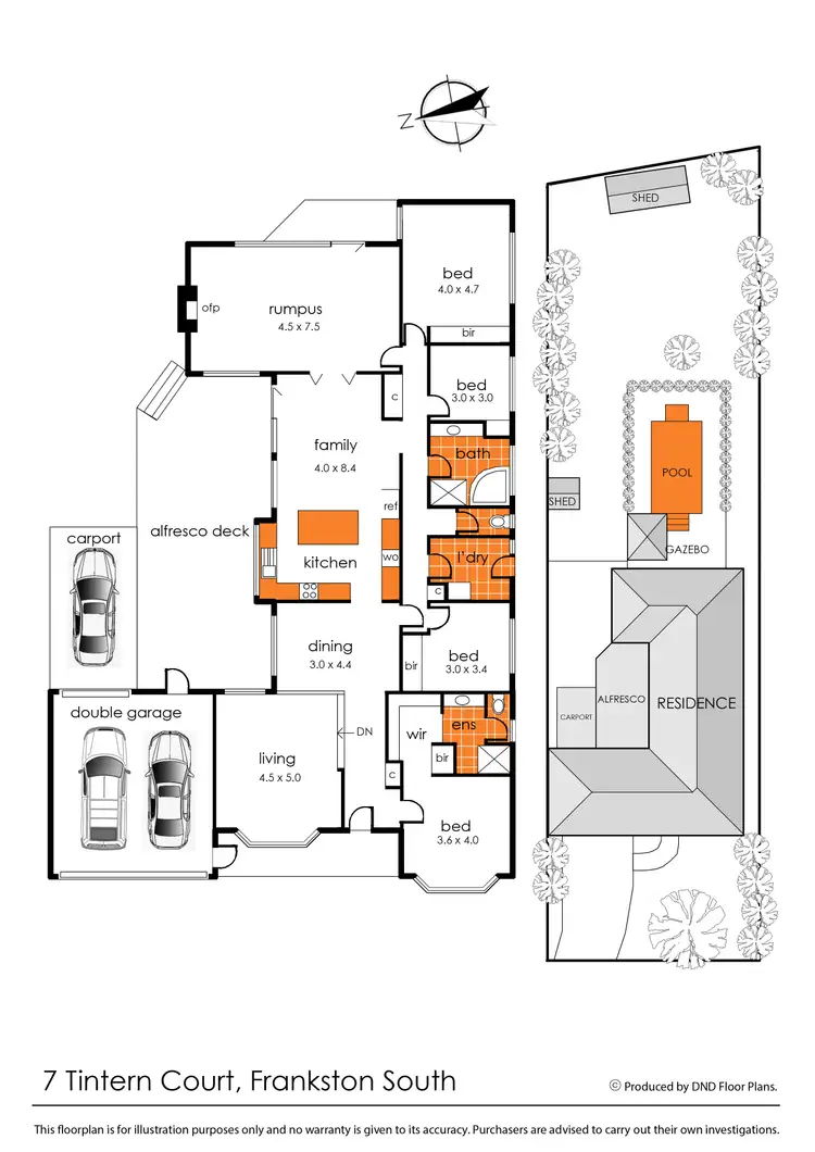 Floorplan of Homely house listing, 7 Tintern Court, Frankston South VIC 3199