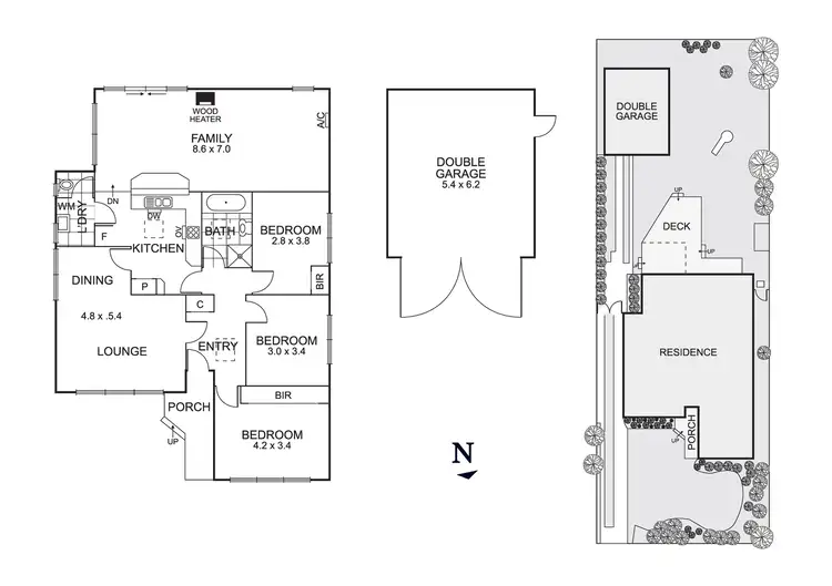 Floorplan of Homely house listing, 12 Morris Street, Parkdale VIC 3195