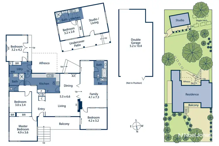 Floorplan of Homely house listing, 14 Fowler Street, Box Hill South VIC 3128