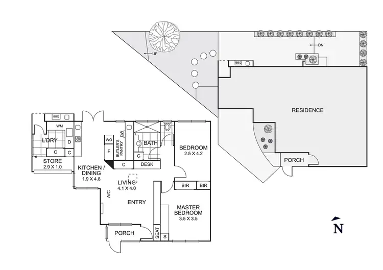 Floorplan of Homely unit listing, 9/15-19 Eddys Grove, Bentleigh VIC 3204