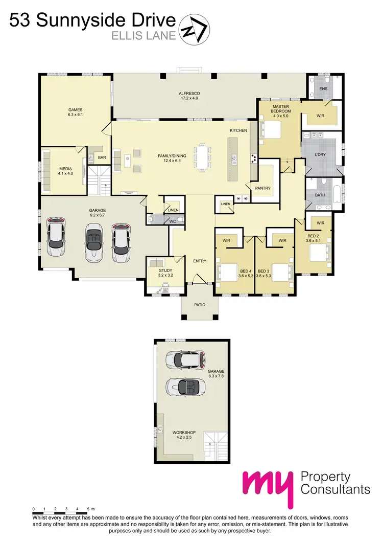 Floorplan of Homely house listing, 53 Sunnyside Drive, Ellis Lane NSW 2570