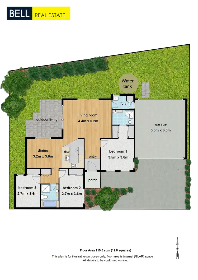 Floorplan of Homely unit listing, 3/629 Mountain Highway, Bayswater VIC 3153