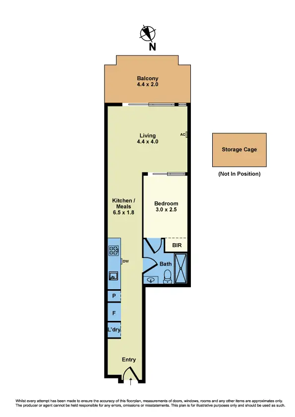 Floorplan of Homely apartment listing, 113/47 Nelson Place, Williamstown VIC 3016