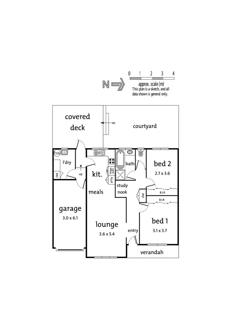 Floorplan of Homely unit listing, 2/52 Mt Dandenong Road, Ringwood East VIC 3135