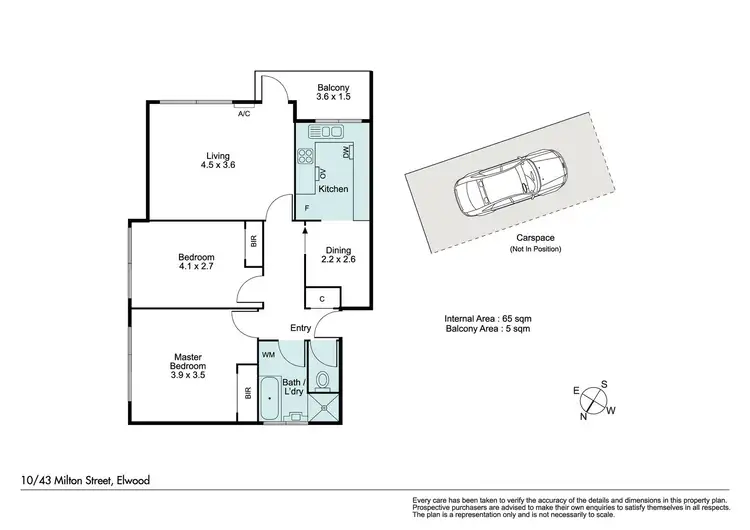 Floorplan of Homely apartment listing, 10/43 Milton Street, Elwood VIC 3184