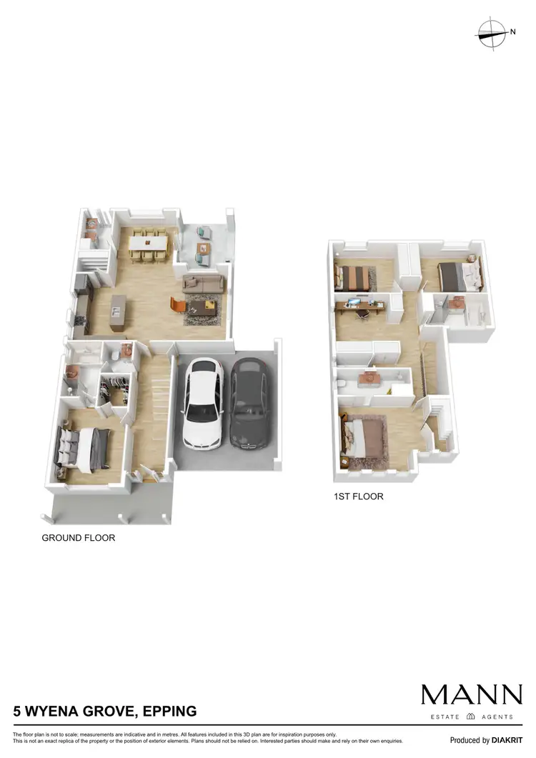 Floorplan of Homely house listing, 5 Wyena Grove, Epping VIC 3076
