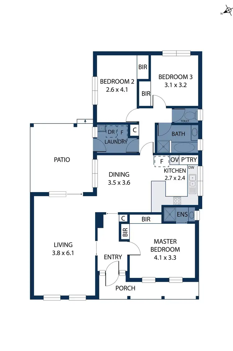 Floorplan of Homely house listing, 27 Kingloch Parade, Wantirna VIC 3152
