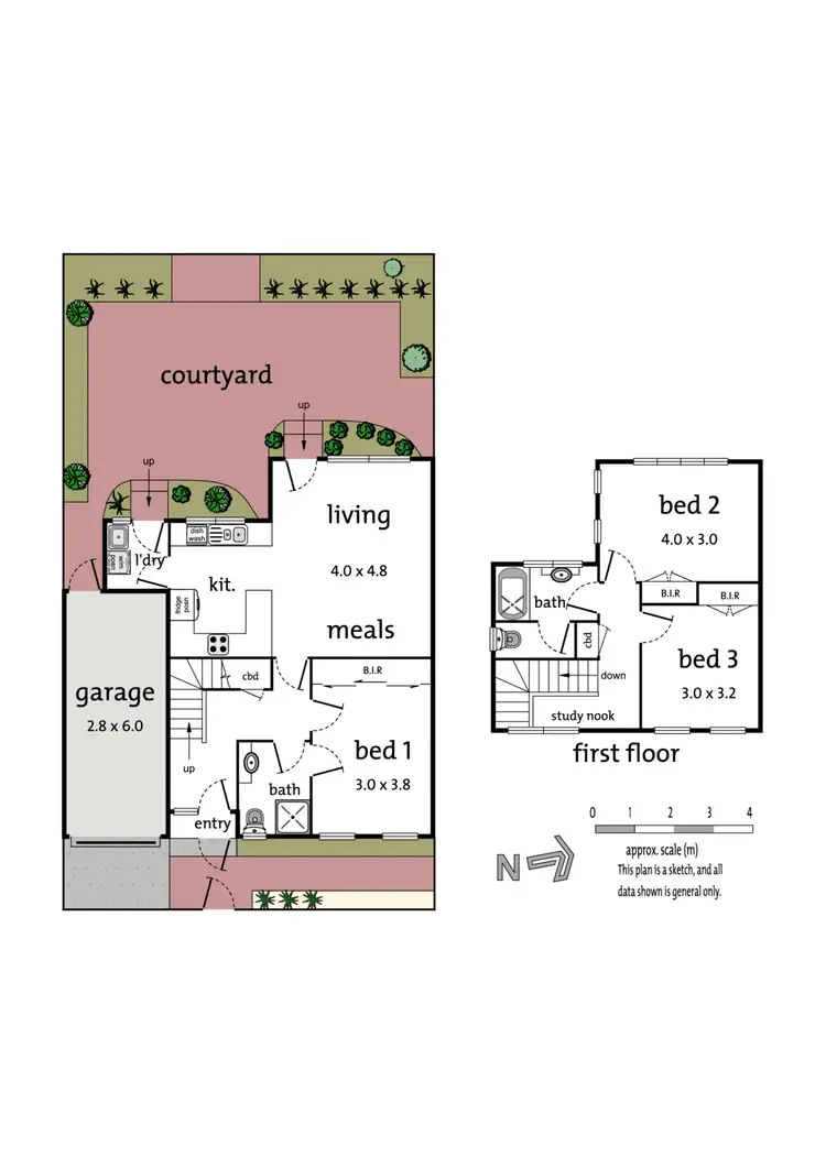 Floorplan of Homely house listing, 14 Botherambo Street, Richmond VIC 3121