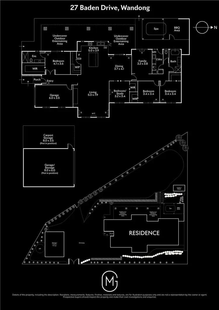 Floorplan of Homely house listing, 27 Baden Drive, Wandong VIC 3758