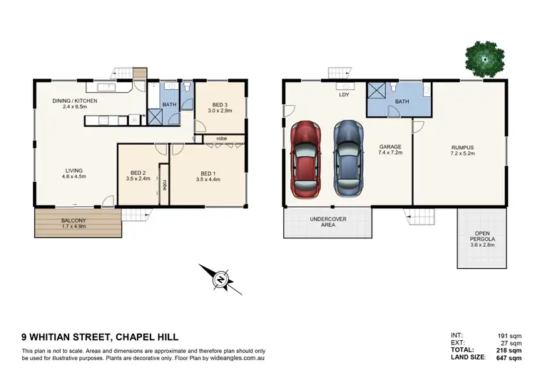 Floorplan of Homely house listing, 9 Whitian Street, Chapel Hill QLD 4069