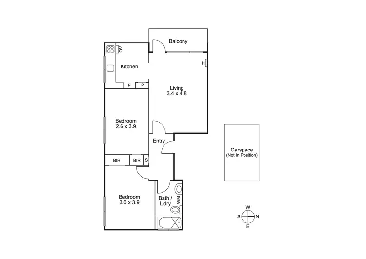 Floorplan of Homely apartment listing, 21/97 Chomley Street, Prahran VIC 3181