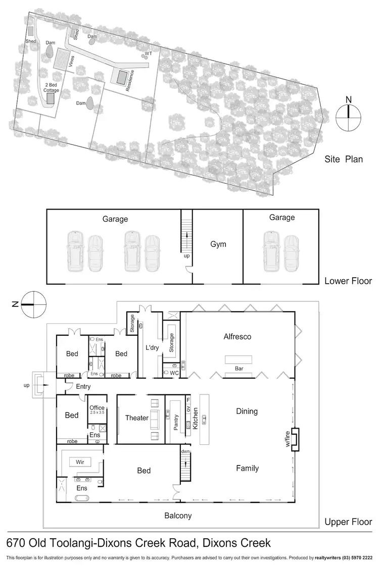 Floorplan of Homely rural property listing, 670 Old Toolangi Dixons Creek Road, Dixons Creek VIC 3775