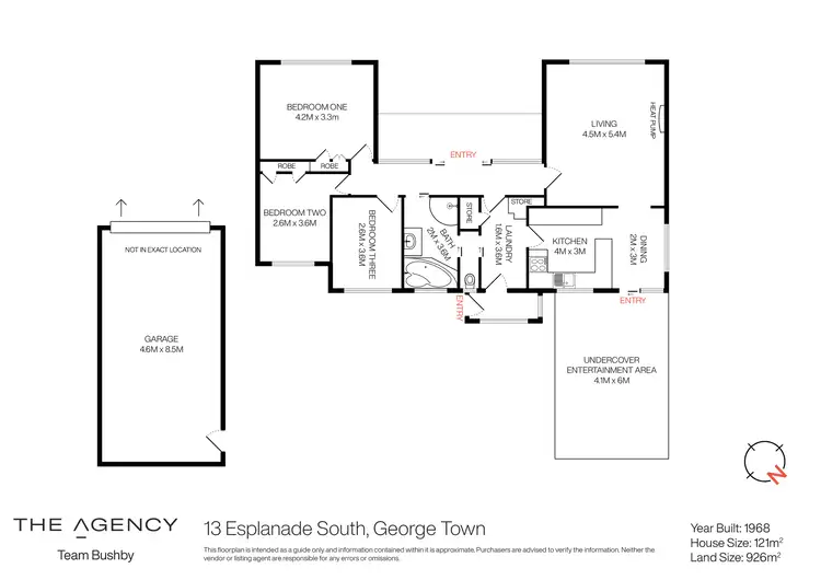 Floorplan of Homely house listing, 13 Esplanade South, George Town TAS 7253
