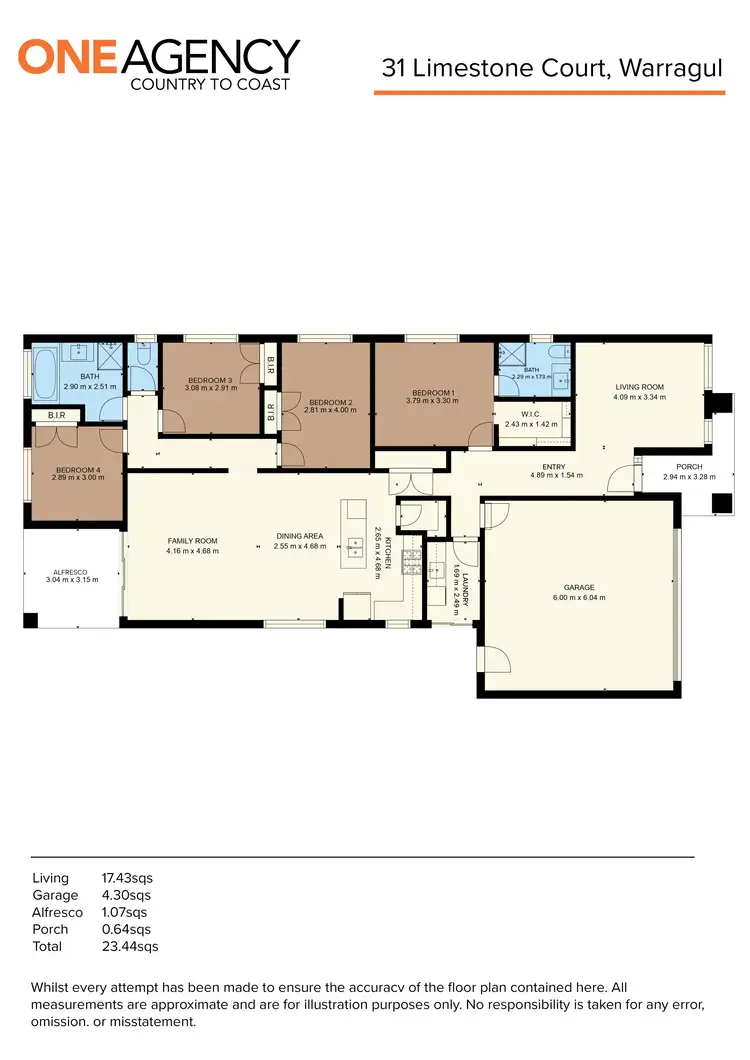 Floorplan of Homely house listing, 31 Limestone Court, Warragul VIC 3820