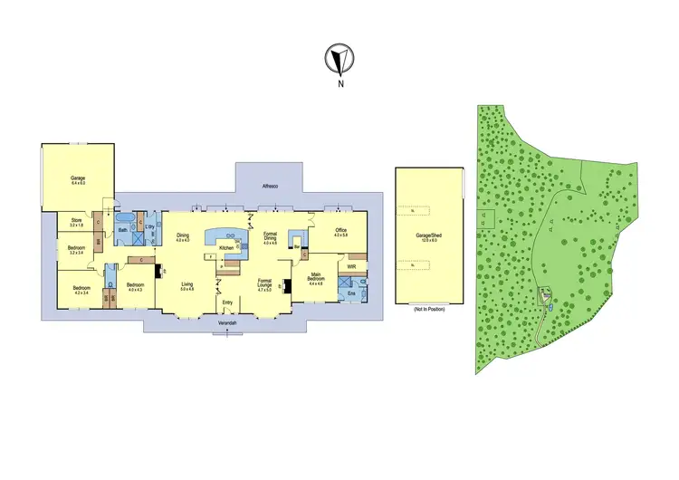 Floorplan of Homely house listing, 126 Skyline Road, Christmas Hills VIC 3775