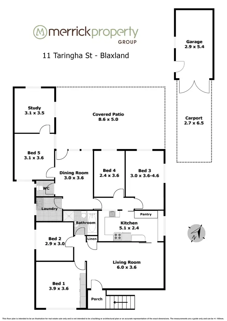 Floorplan of Homely house listing, 11 Taringha Street, Blaxland NSW 2774
