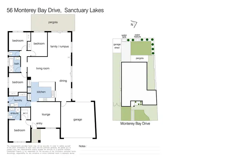 Floorplan of Homely house listing, 56 Monterey Bay Drive, Sanctuary Lakes VIC 3030