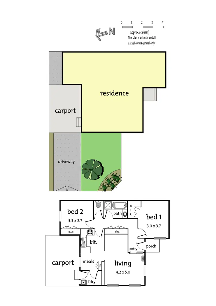 Floorplan of Homely unit listing, 1/300-302 Tooronga Road, Glen Iris VIC 3146