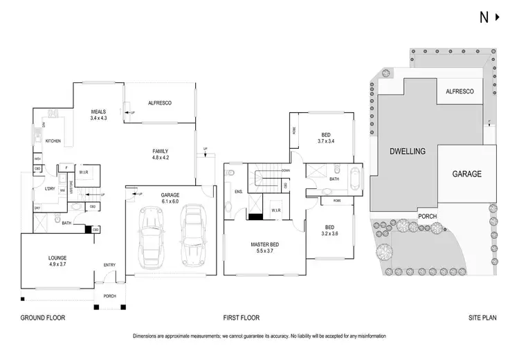 Floorplan of Homely townhouse listing, 9 Ronald Avenue, Bulleen VIC 3105
