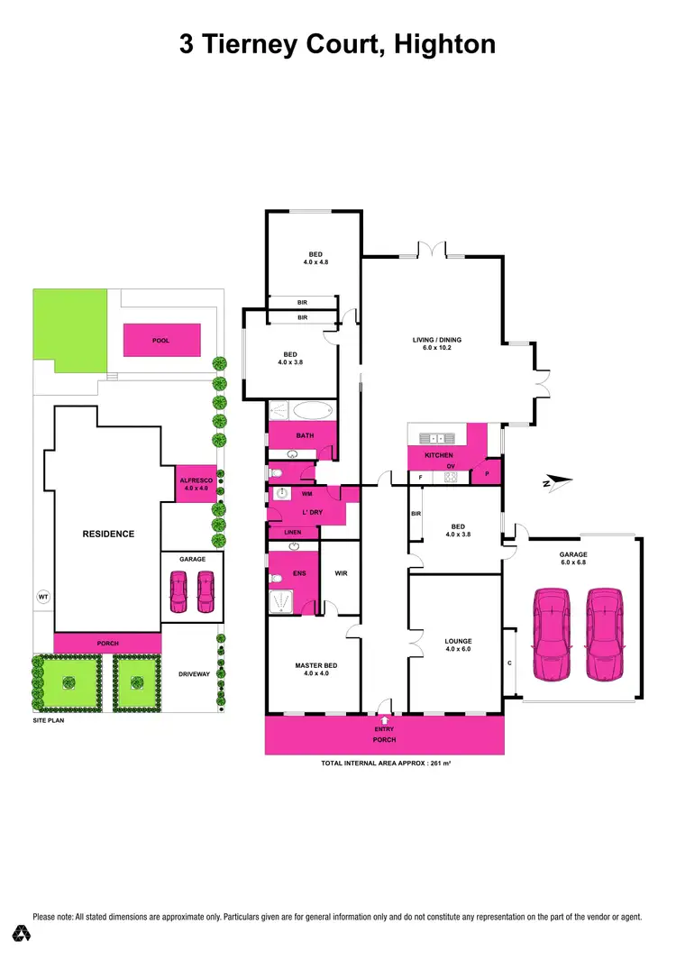 Floorplan of Homely house listing, 3 Tierney Court, Highton VIC 3216