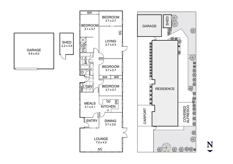 Floorplan of Homely house listing, 42 Jacks Avenue, Dingley Village VIC 3172
